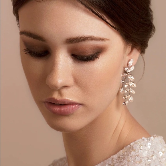 Elizabeth Bower Eden Mini Chandelier Crystal Earrings - Picture 4 of 4